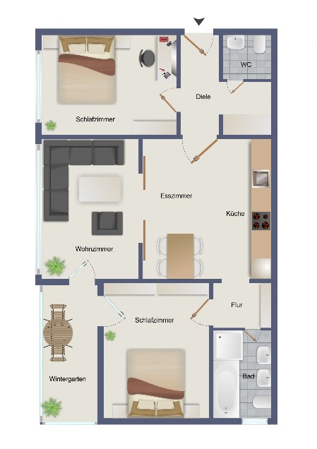 Grundriss EG